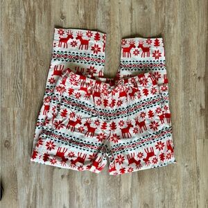 Hanna Andersson Pajama Pants Dear Deer Cotton Flannel Medium Women